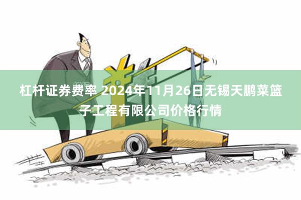 杠杆证券费率 2024年11月26日无锡天鹏菜篮子工程有限公司价格行情